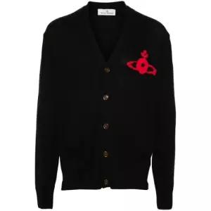 25FW 비비안웨스트우드 가디건 27010014Y002MN401 BLACK DOM