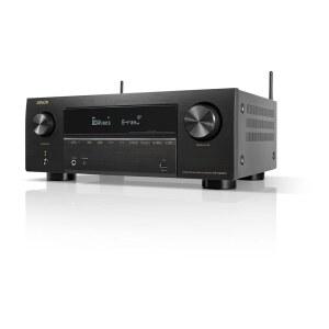 데논 AVR-X2800H 7.2 Ch 스테레오 수신기 - 8K UHD 홈 시어터 AVR(95W X 7), 내장 HEOS, Wi-Fi, 돌비 애트모스, DTS 뉴럴:X & DTS:X 서라운드 사운드, 블루투스 앰프