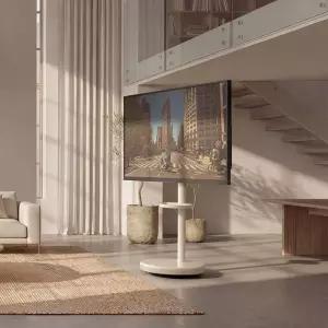 카멜마운트 이동식 대형 TV 스탠드 거치대 삼텐바이미 모니터 거치대 SMB86W