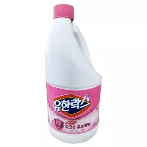 (후로랄 2L) 유한락스/부엌/변기/가정용/바닥/타일/세정제/세척제/다용도/다목적/업소용/식당/음식점/매장