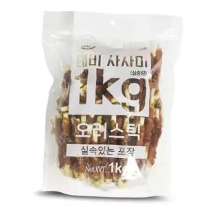 테비사사미 실속포장(1kg/오리스틱)
