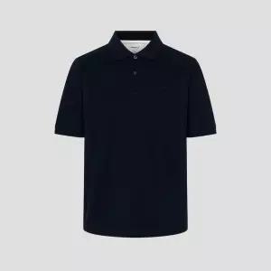 빈폴 멘 레이어드넥 텍스처 반소매 티셔츠 - 네이비 BC6342C36R 329010