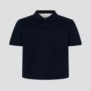 빈폴 멘 SS26레이어드넥 텍스처 반소매 티셔츠 - 네이비 BC6342C36R 329279