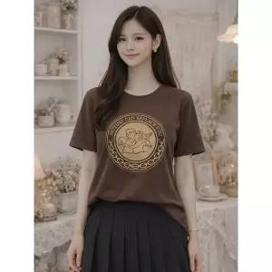 셀레비오 블루종 아트웍 티블라우스KCMFT007 1390213