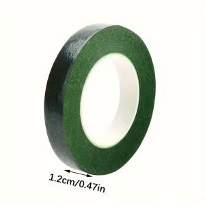 1/10롤 그린 부케 플로럴 테이프 셀프 접착 스태멘 래핑 페이퍼 DIY 꽃 장식 플로리스트 웨딩 파티 소품