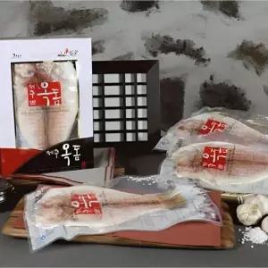 제주 참옥돔 총 3미 1미 130g) x 돌담프룻 반건조 옥돔 산지직송 가정용 개별포장 + 보냉백