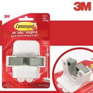 3M 막대걸레 훅1p 17007-ES 봉 거치대 벽걸이 정리
