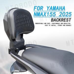 YAMAHA NMAX155 NMAX 155 2025 호환용 MOTO 액세서리 오토바이 시트 부품 소프트 등받이 시시 바 승객 요추