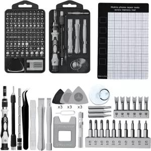 138 in 1 정밀 드라이버 세트 전자제품 스마트폰 컴퓨터 노트북 시계 PS5 PC 카메라 및 DIY 프로젝트용