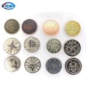 500개 25mm x 1.8mm   아케이드 게임 코인 토큰 크레인 자동차 세차기 핀 부품용 수납기