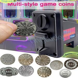 100pcs 아케이드 게임 코인 토큰 수락자 Mech MAME 놀이 기계 대한