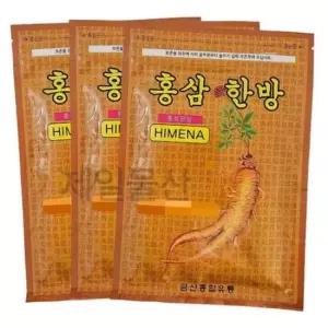 겔타입 GS 홍삼한방 건강패드 찜질팩 패치 진한 한방 20매 3개