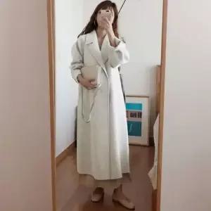친절한탄씨 여성 깔끔 겨울 더블카라 허리벨트 모직 롱 코트 3색 밍크코트 숏코트 코트 여자털코트
