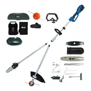 ES산업 LBCT54 충전 멀티 예초기 고지톱 2in1 54V MAX 1000W 8000RPM 24년형