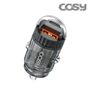 [COSY] 테크 36W 초고속 매립형 차량용 충전기(PD+QC3.0, 2포트) [CGR2272AT]
