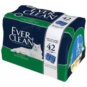 [하프클럽/셀럽하우스]에버크린 UN 고양이모래(무향) 19kg(4.76kgx4개)