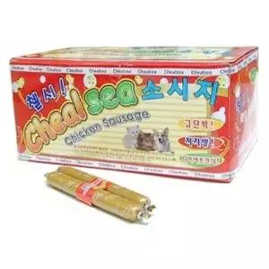 [하프클럽/셀럽하우스]고소한 강아지 영양간식 닭가슴살 소시지 120개입