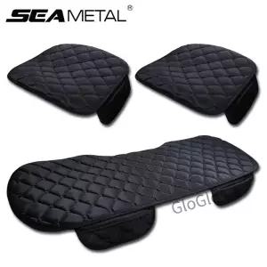 SEAMETAL 플러시 카시트 커버 슬립 소프트 시트 쿠션 자동 의자 보호대 패드 세단 Suv 픽업 트럭 용 범용