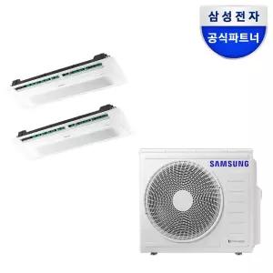 삼성 2대 52㎡ 8+8 단배관 2.5마력 무풍 시스템에어컨 AJ18CSS2P16SSY 전국기본설치포함
