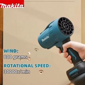 Makita 30000RPM 무선 송풍기 전기 터빈 가정용 먼지 수집기 휴대용 충전식 제거 18V 공구
