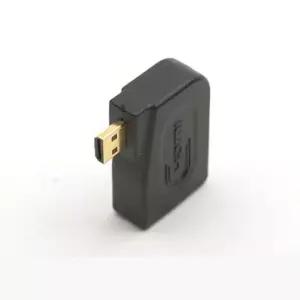 Coms HDMI 젠더 Micro HDMI M-HDMI F 꺽임 우향 90도