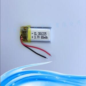 3.7 V 301225 70mAh 보호 보드가 있는 폴리머, 블루투스 MP3, MP4에 사용됨