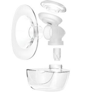 Zomee Fit Breast 170g 6온스 펌프용 플랜지 웨어러블 컬렉션 BPA Shield 다이어프램 25mm 키트 교체 밸브 덕빌 펌프