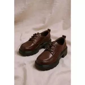 [NS홈쇼핑]고세 데일리 여성 클래식 경량 옥스퍼드 키높이 청키 로퍼 GZP5F004 브라운 6cm..