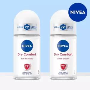 (eTV)니베아 데오드란트 롤온 드라이컴포트 50ml 2개