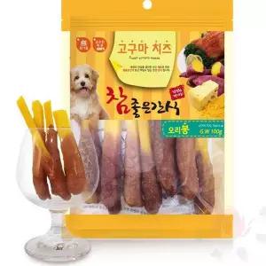 삼안 고구마 치즈 오리 간식 100g 강아지간식