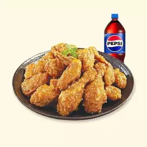 [자담치킨] 간장치킨+콜라1.25L
