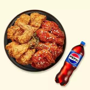 [자담치킨] 반반치킨+콜라1.25L