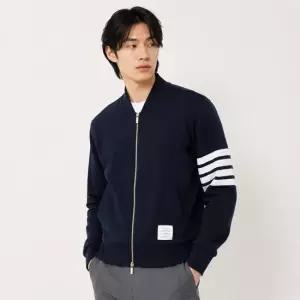 톰브라운 26SS 클래식 루프백 4-바 봄버 자켓 MJT280A 00535 415)