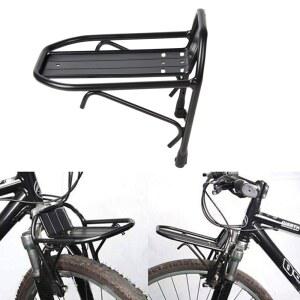 자전거리어랙 알루미늄 합금 MTB 도로 사이클링 자전거 가방 수하물 PANNIERS 선반 트렁크 랙 부품 전면 브라켓
