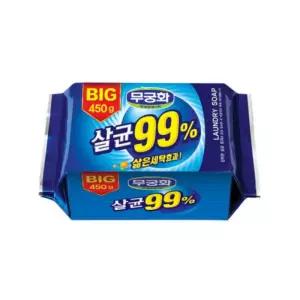 무궁화 BIG 살균 99% 세탁 비누 450gx16개