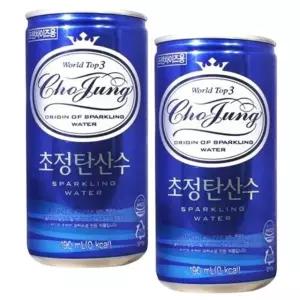 탄산수 초정탄산수 플레인 일화 60캔 트레비 탄산 190ml (30캔x2박스)