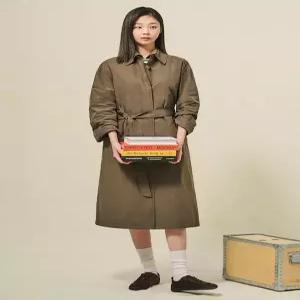 [빈폴레이디스]라이트 롱 트렌치 코트  카키 (BF533TC02H) .