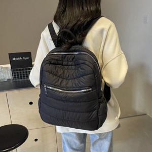 대학생백팩 데일리백팩 블랙 나일론 캐주얼백팩 여자직장인백팩 40대백팩