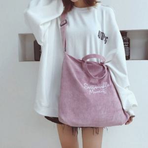 정장백팩 여자숄더백 영문 여성토드백 데일리 골덴 남녀공용가방 포인트 가방
