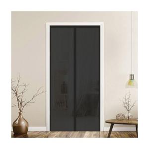 루미나D 출입문용 프리미엄 자석 모기장 90x210cm 블랙