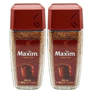동서 맥심 아라비카100 원두 커피피믹스 100g x 2병