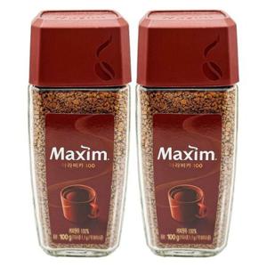 동서 맥심 아라비카100 원두 커피피믹스 100g x 2병