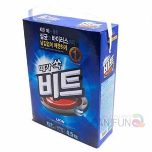 퍼니 비트가루세제 종이박스4.5Kg 찬물전용세제 일반세탁기세제 통돌이세제