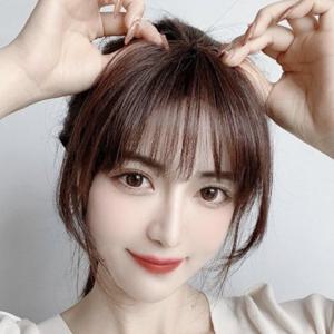[언니네 가발] 탑커버 앞머리 정수리가발(중형/25cm) (다크브라운)/ 재입고