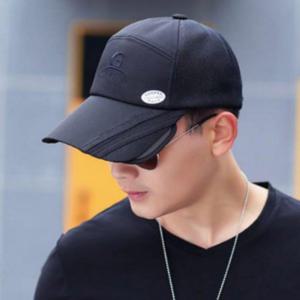 남여공용 베이직 메쉬 볼캡 접이식 날개 모자 썬캡
