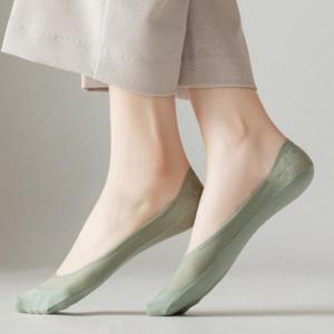 여성덧신 순면 여성 여름 발등 미끄럼방지 논슬립 짧은 5P 실크 페이크삭스 덧신 양말