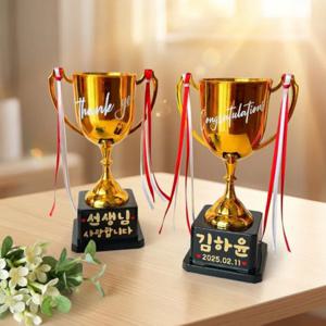커스텀 축하 트로피 기념패 상패 제작 문구 각인 감사패 수상 기념일 선물 오브제