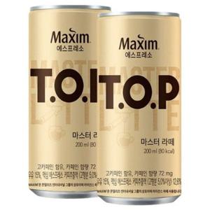 맥심 티오피 마스터 라떼 200ml x 36can