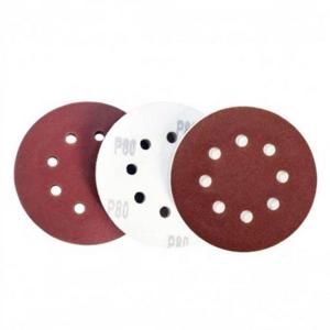 125mm 8홀 원형 사포 100장 연마지 그라인더 생딩페이퍼 샌더
