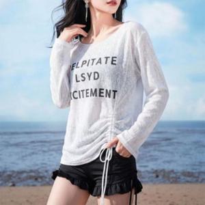 수영복 비키니 레쉬가드 프릴 쓰리피스 여성